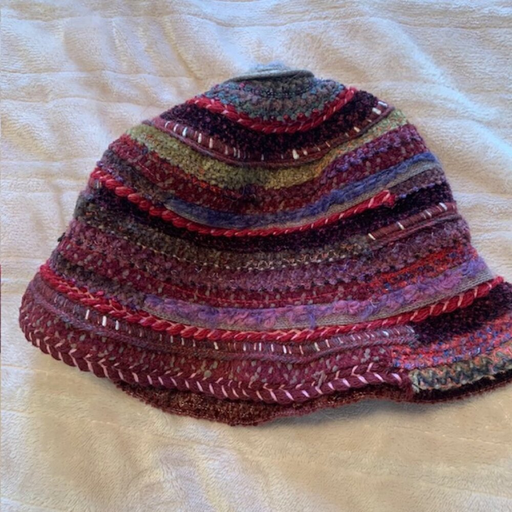 Daniel Meucci Multi-color knitted hat
